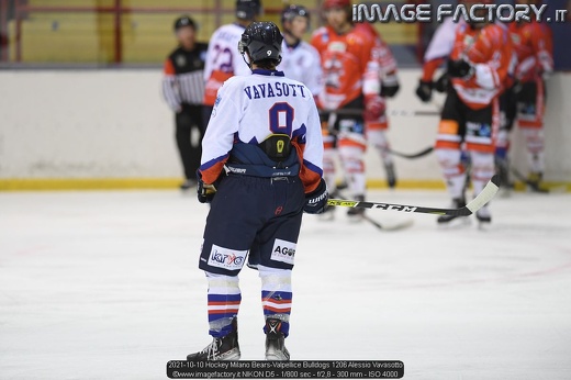 2021-10-10 Hockey Milano Bears-Valpellice Bulldogs 1206 Alessio Vavasotto